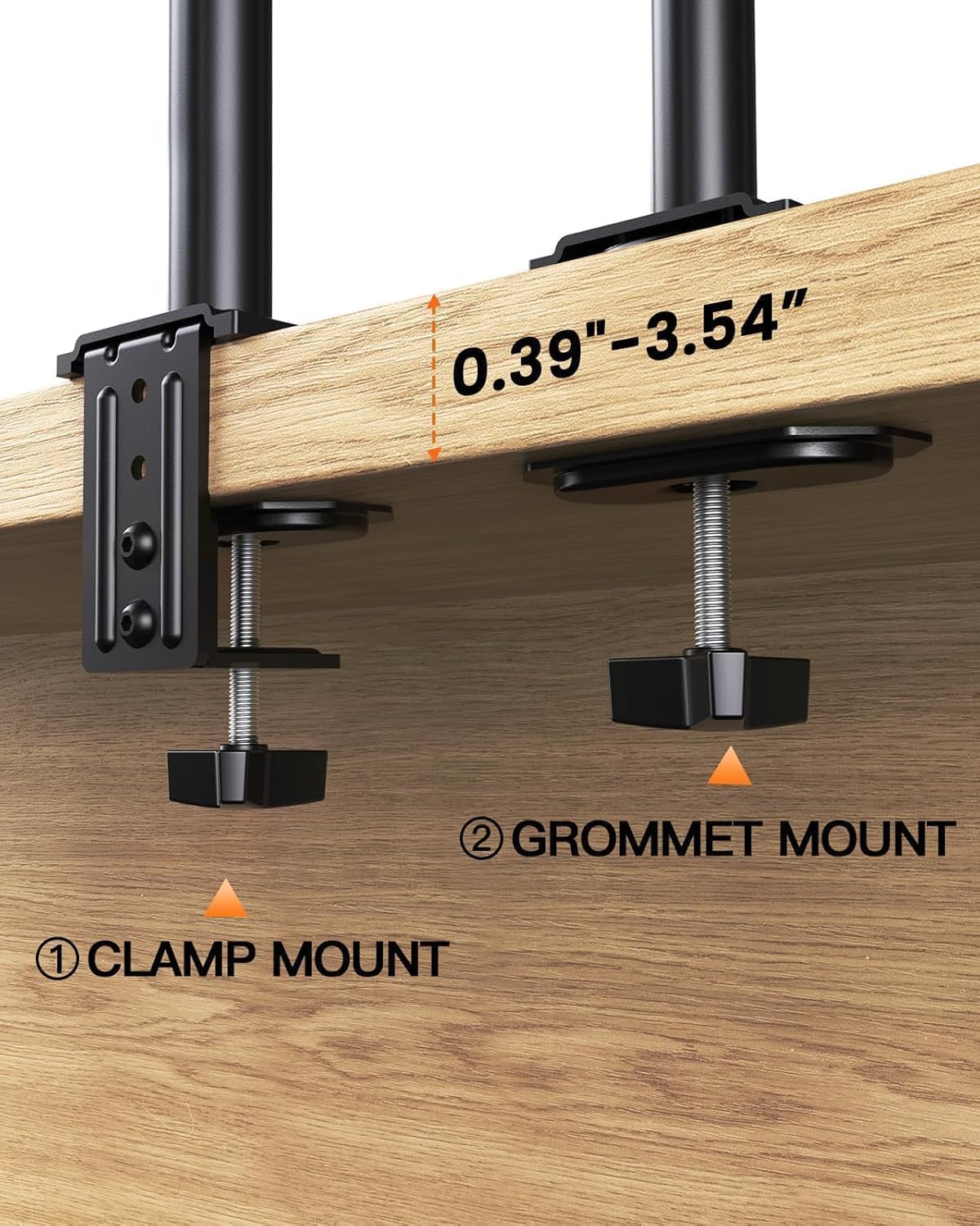 Thumbnail 6 de ErGear Single Monitor Stand for 13–32” Screens, VESA 75x75/100x100 – Stable, space-saving desk mount