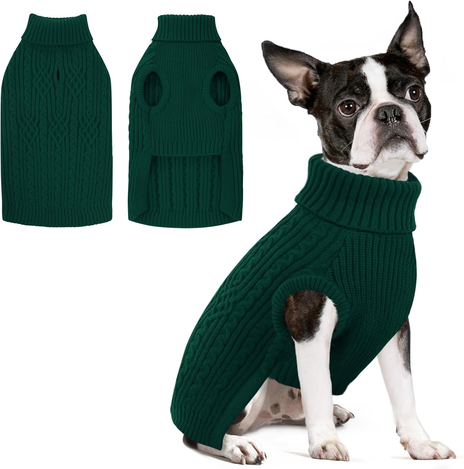 Thumbnail 6 de AOFITEE Small Dog Jumper S, turtleneck, harness hole