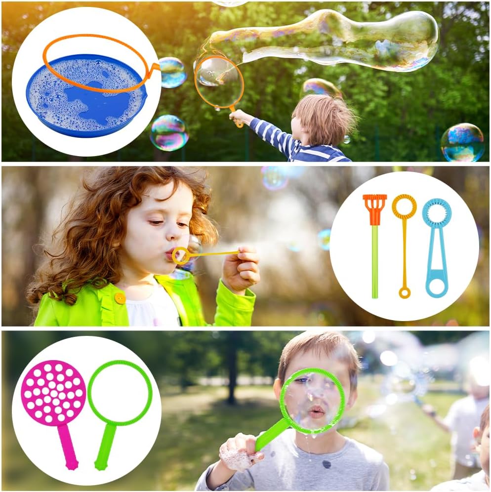 Detalle de OSDUE Bubble Wands Set for Kids – 30 Piece Giant Bubbles Kit
