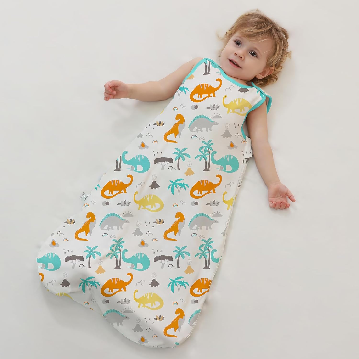 Thumbnail 6 de Mosebears Sacco Nanna in cotone morbido 0,5 Tog (12-18 mesi) con zip a doppio cursore