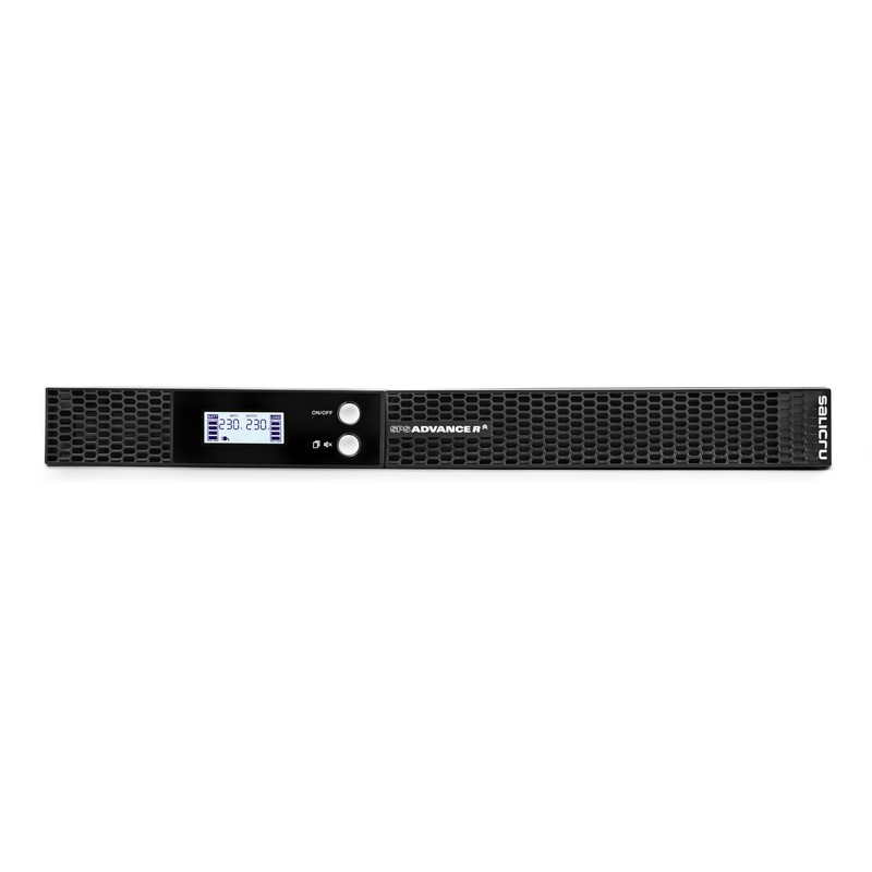 Detalle de Salicru SPS Advance R SAI Line Senoidal Rack 1U 750 VA: UPS de alta densidad para rack 19