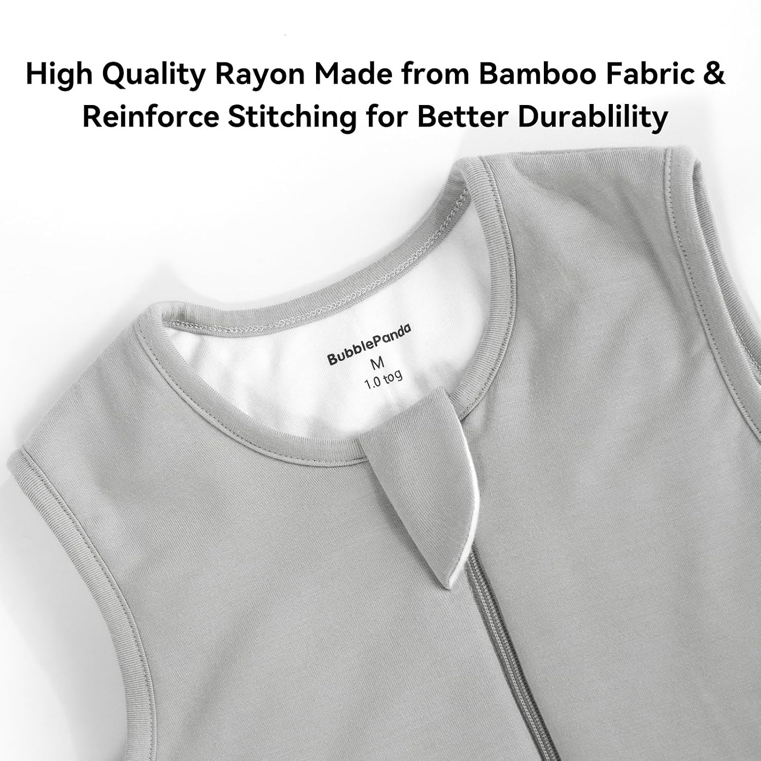 Detalle de BubblePanda 1.0 TOG Bamboo Rayon Sleep Sack with Feet, 1T–2T