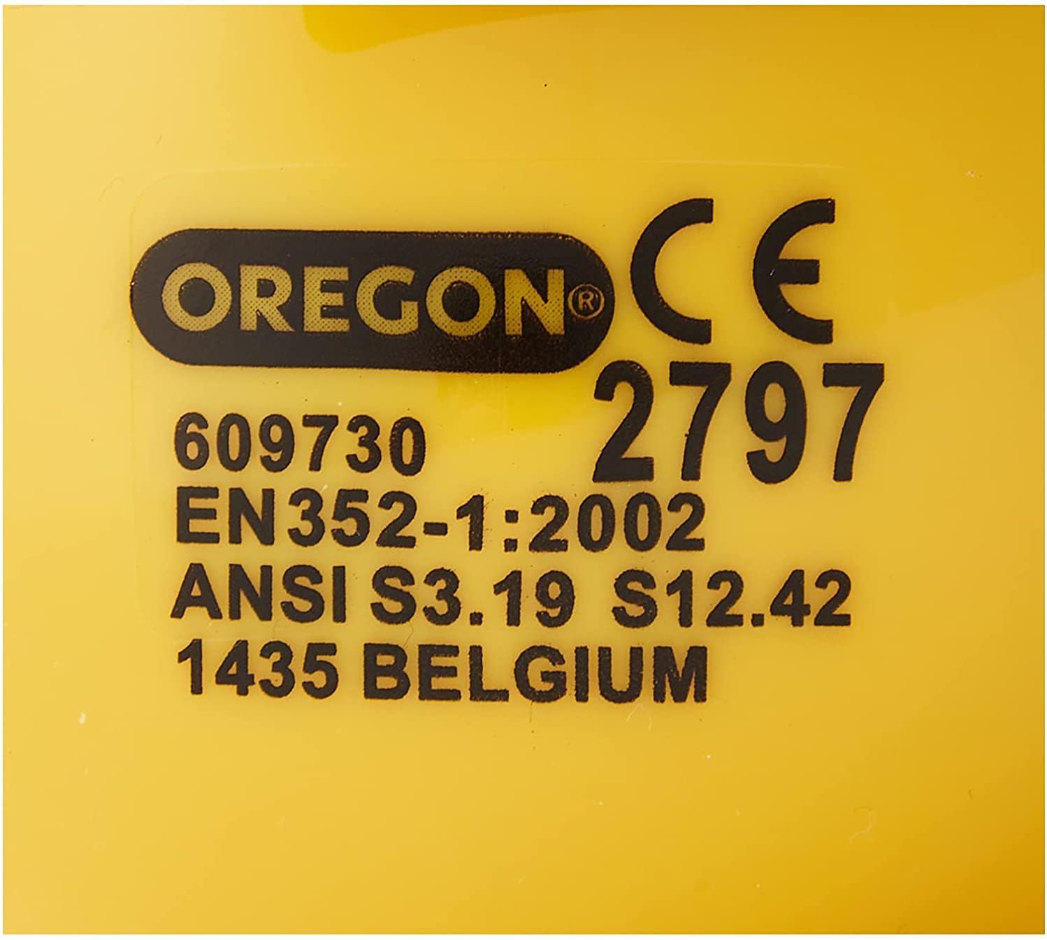 Detalle de Oregon Q515062 Polycarbonat Visier Gesichts- und Gehörschutz-Kombination für Trimmer und Freischneider