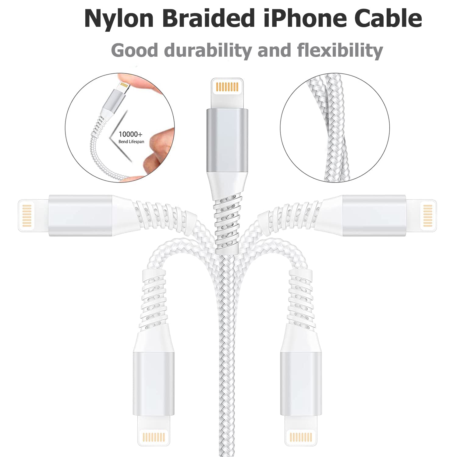 Thumbnail 6 de iPhone Charger Cable 3M 2Pack Lightning Cable