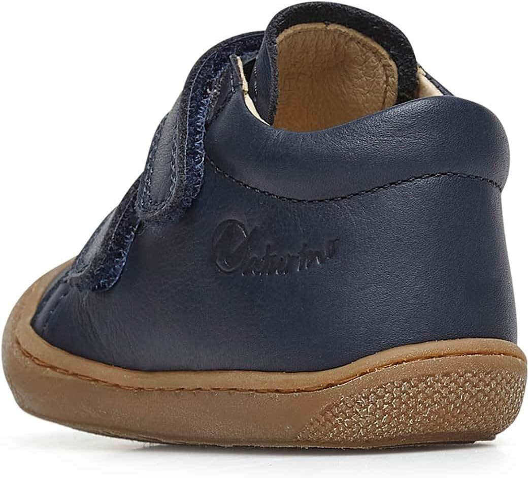 Detalle de Naturino Cocoon VL-Leather First-Steps Shoes: primi passi in pelle con chiusura a strappo