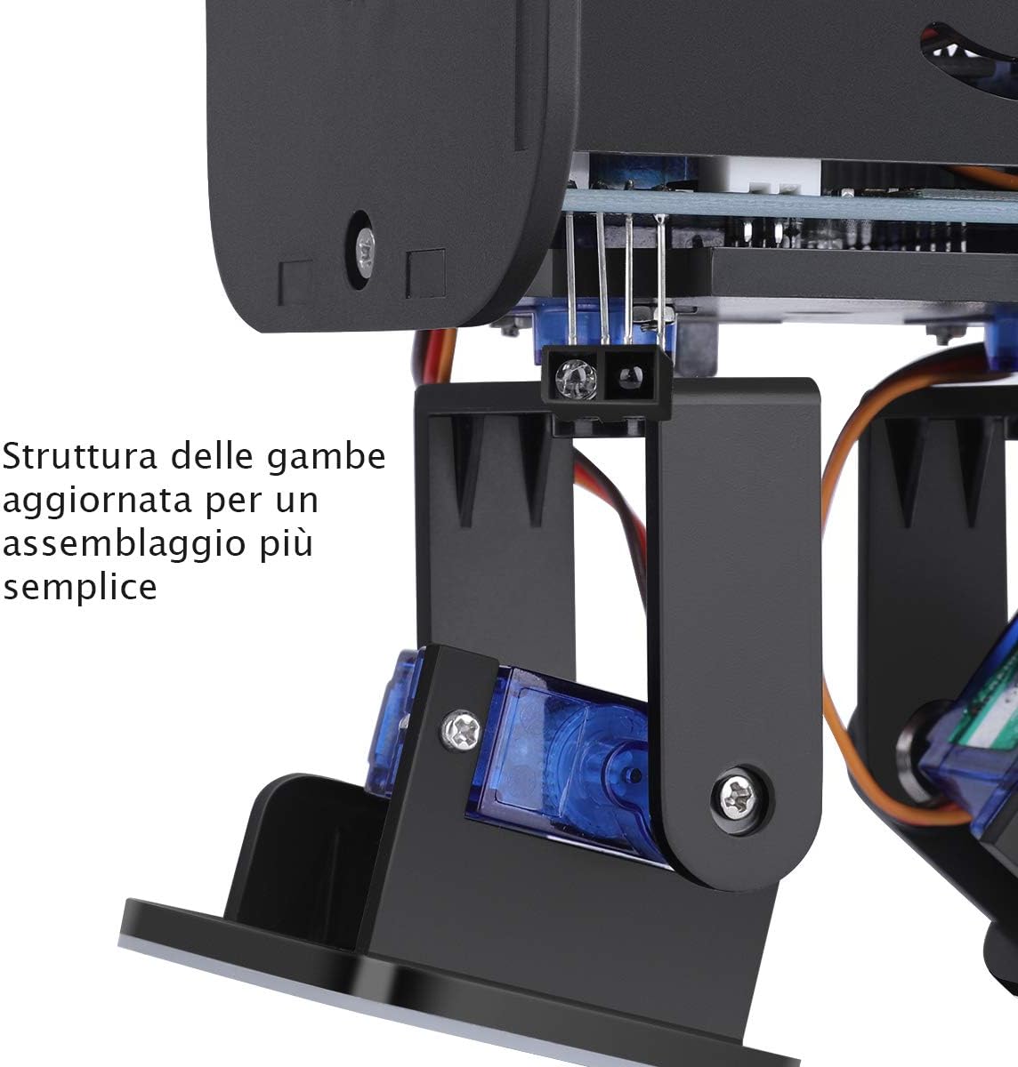 Detalle de ELEGOO Penguin Bot: Kit robot bipede con Arduino Nano V2.0 Nero