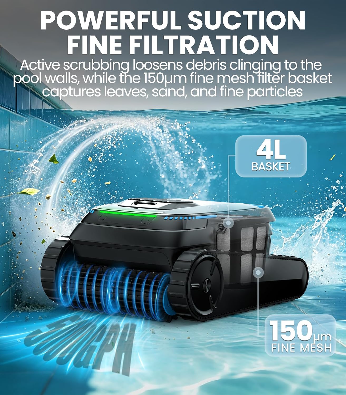 Thumbnail 2 de BOTLIFE Cordless Robotic Pool Vacuum PC10