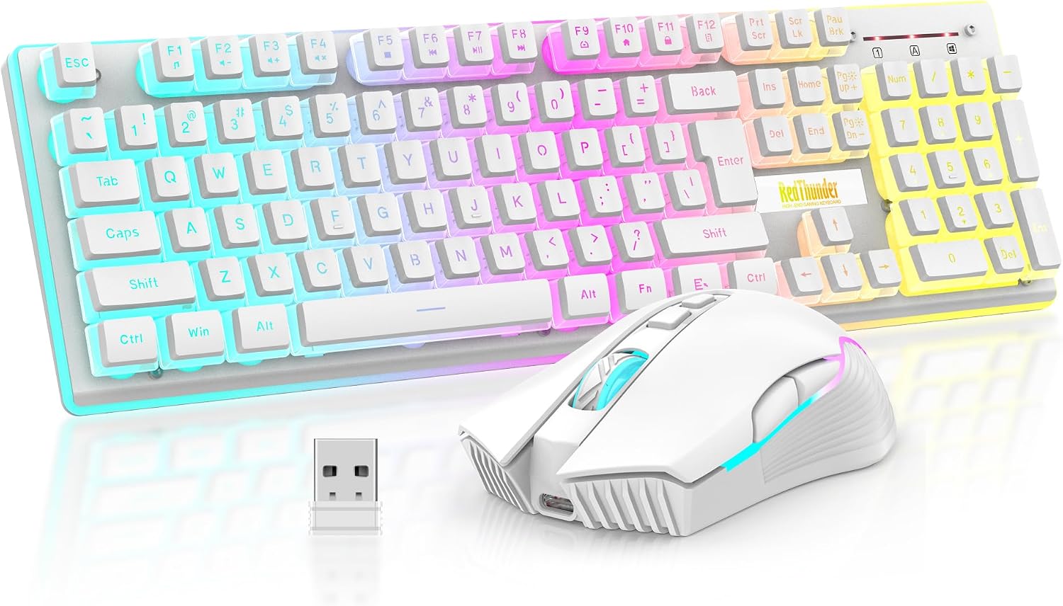 Detalle de RedThunder K10 Wireless Gaming Keyboard and Mouse Combo