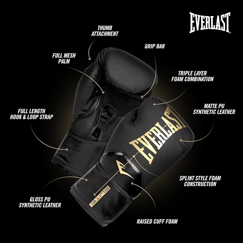 Thumbnail 3 de Everlast Elite 2 10oz Guantes de boxeo 🥊