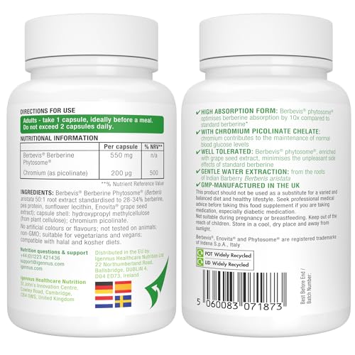 Thumbnail 6 de Igennus Berberina Fitosomada 550 mg