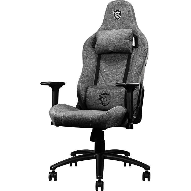 Detalle 2 de MSI MAG CH130 I Repeltek Fabric silla gaming gris con tejido repelente