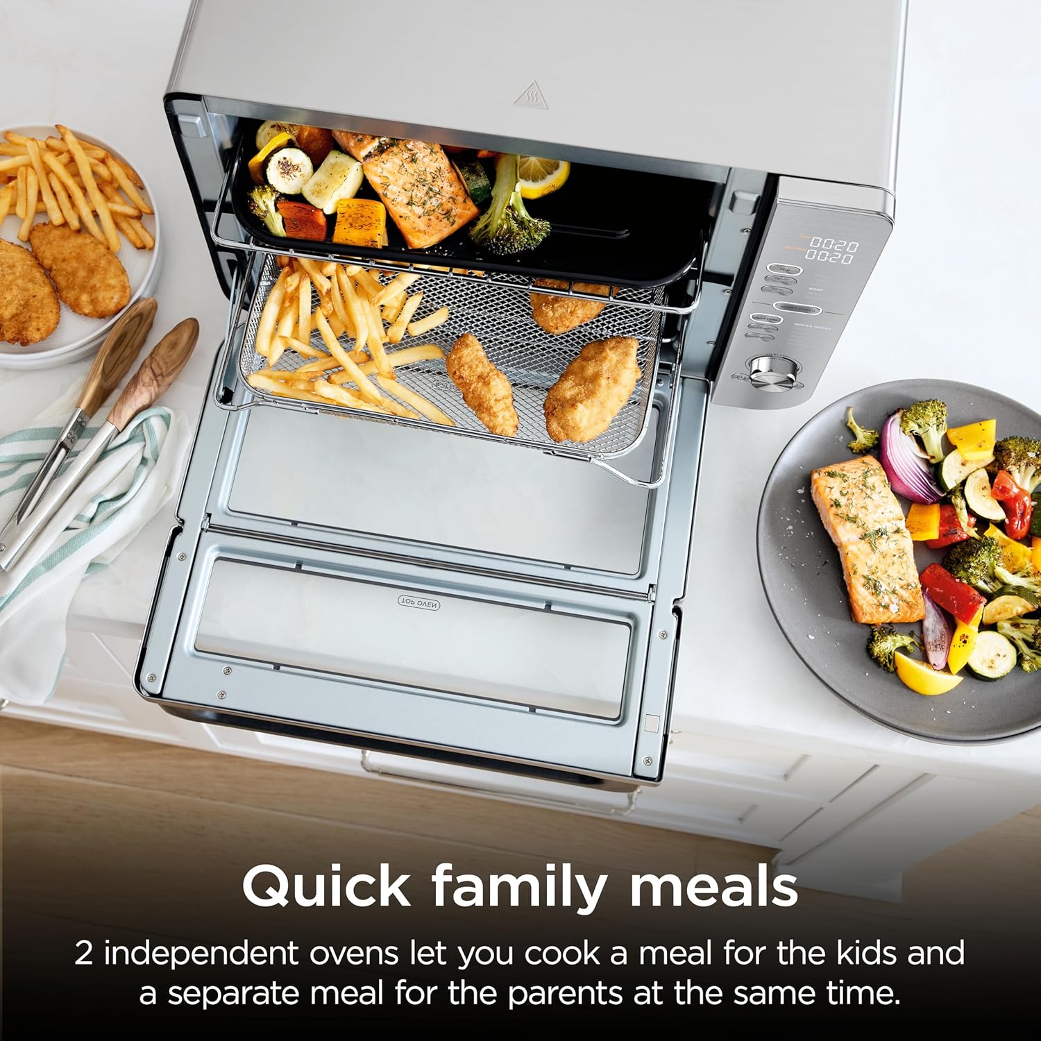 Detalle de Ninja DCT601 Air Fryer Toaster Oven 12-in-1
