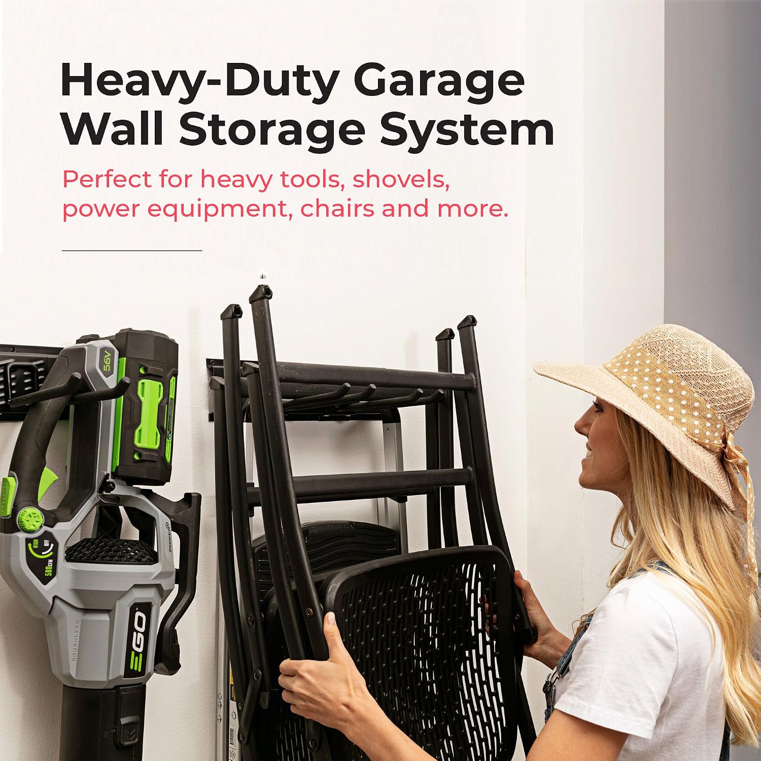Thumbnail 2 de TIDYME TD-GTOOLV06 Garage Tool Organizer, 96-Inch Wall Mount, 600 lb Capacity