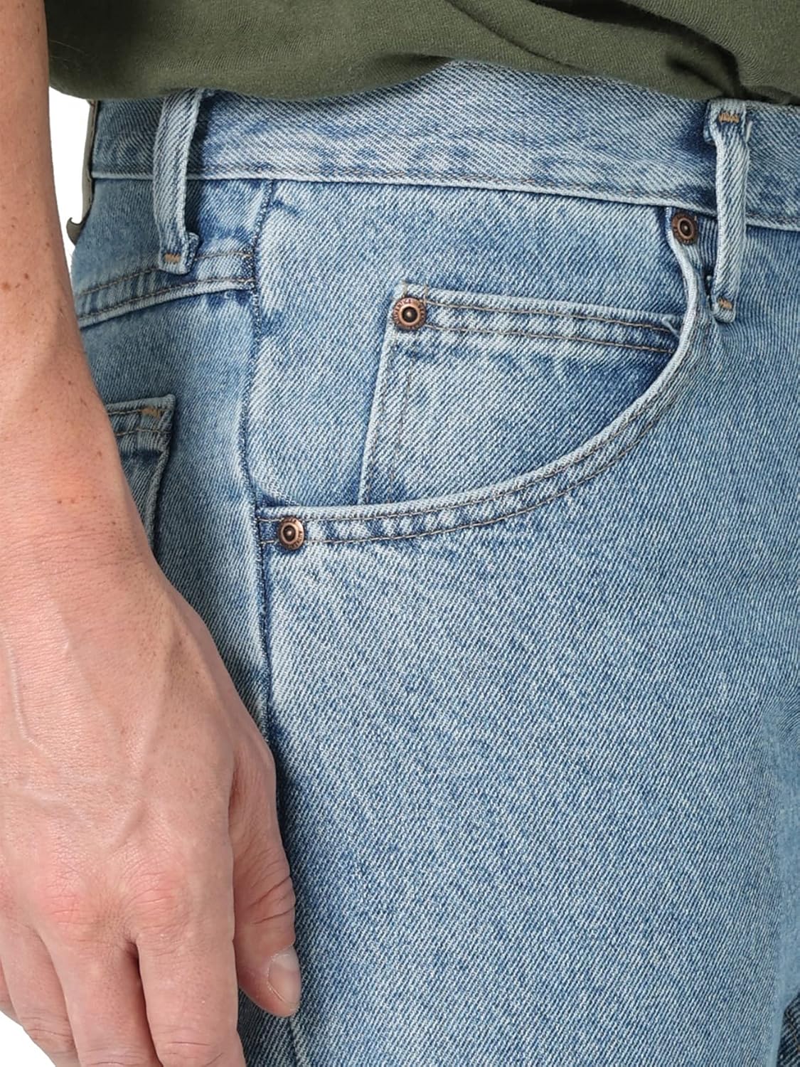 Detalle 2 de Wrangler Authentics Zm100bn Jeans hombre ajuste regular