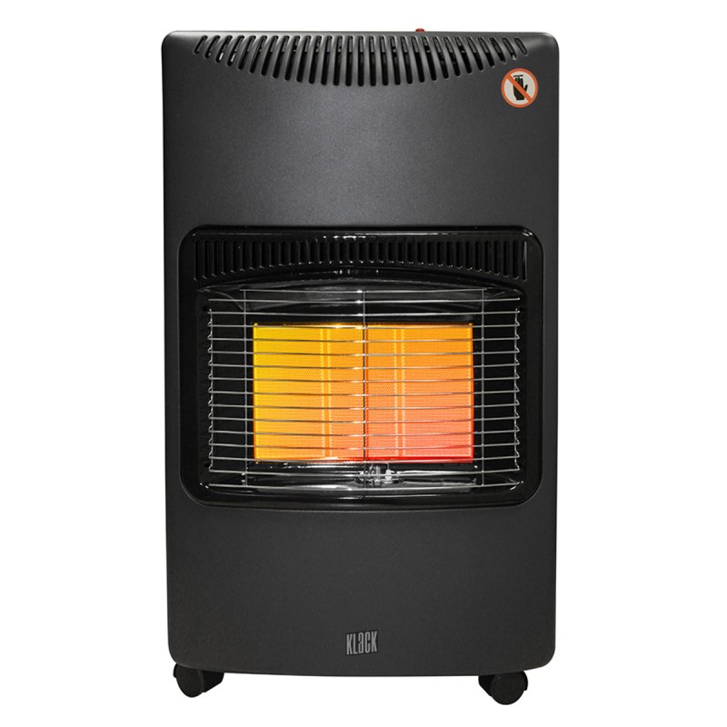 Detalle 2 de Klack Estufa de Gas 4.2 kW con Asas y Ruedas – Negro