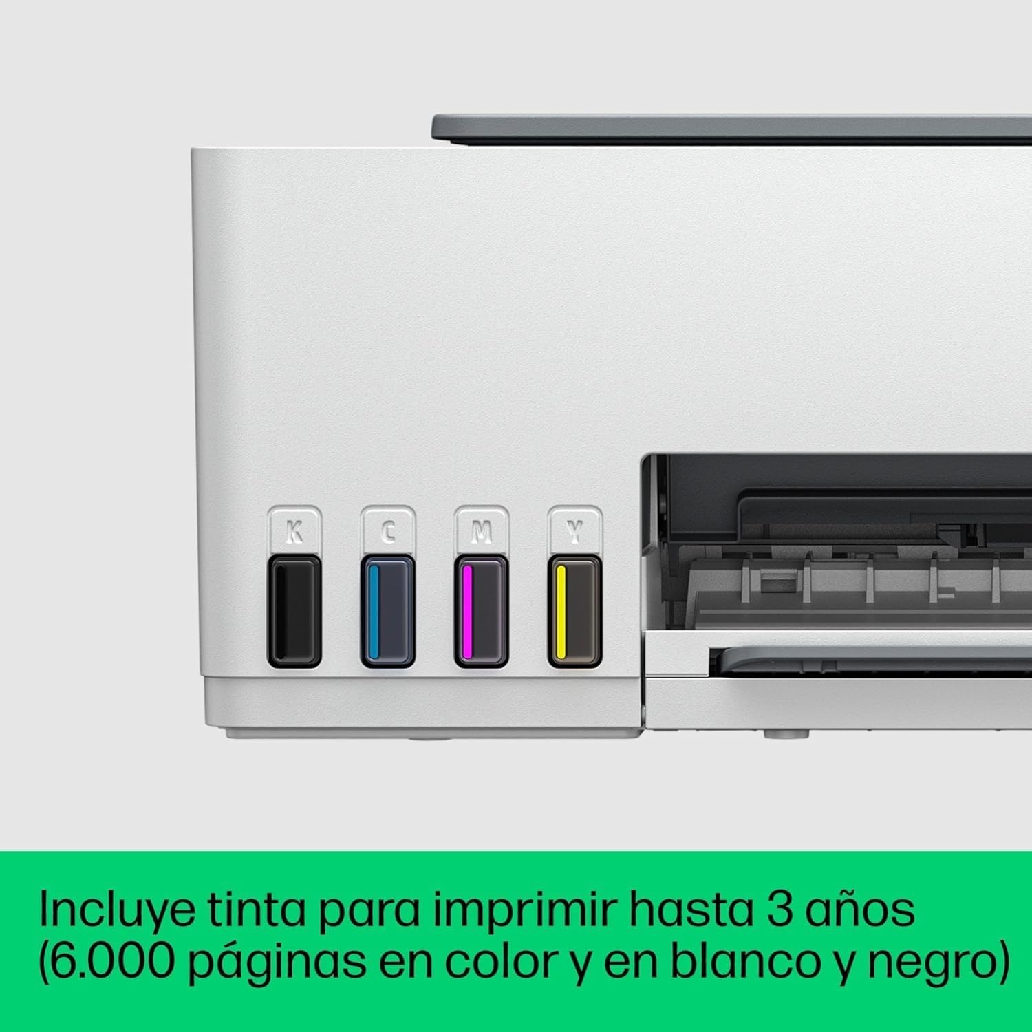 Detalle de HP Smart Tank 5105: Impresora multifunción 3 en 1 con gran depósito de tinta y Wi‑Fi