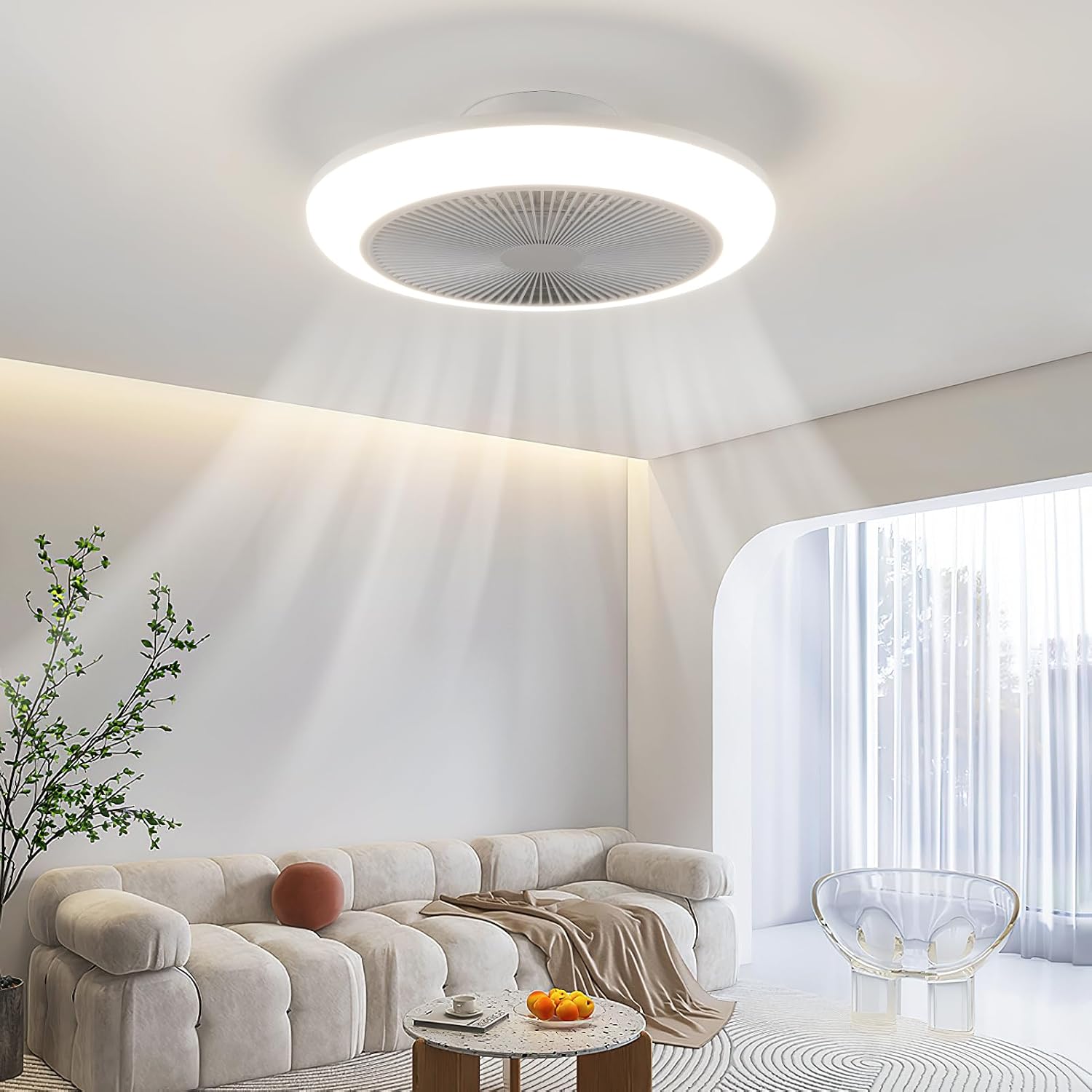 Thumbnail 6 de HARPER LIVING 1462 plafondventilator met ledlicht, afstandsbediening en 6 snelheden