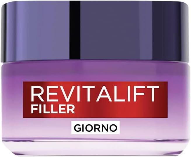 Detalle de L'Oréal Paris Revitalift Filler Crema Viso Giorno – Azione Anti-Rughe, Pelle Rimpolpata a Lungo, 50 ml