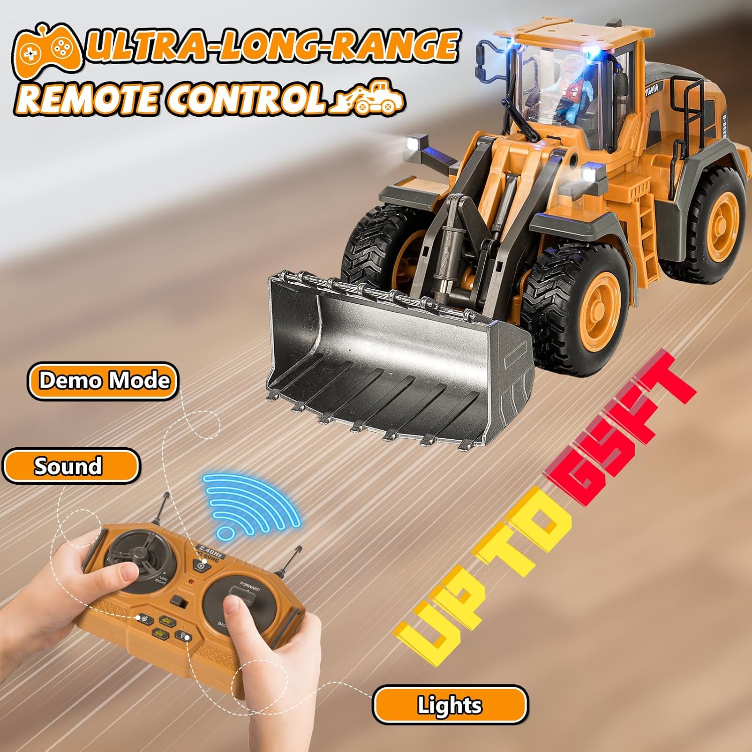 Detalle de maysida Bulldozer teledirigido 1200 mAh