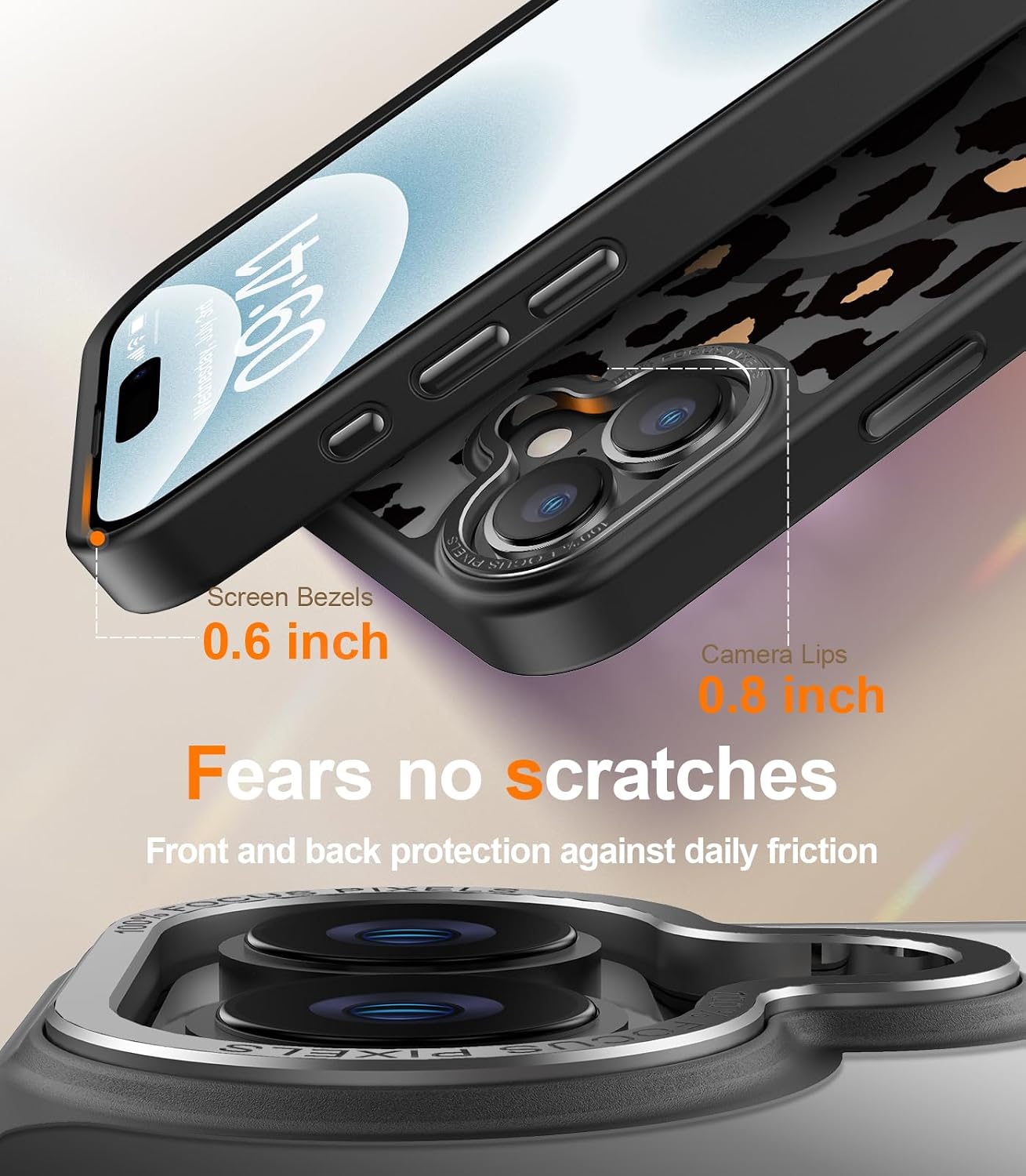 Detalle 2 de FUNMIKO iPhone 17 Case with Privacy Screen Protector