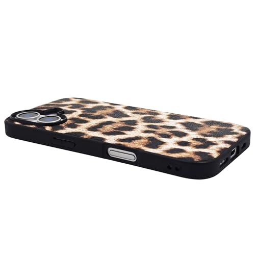 Thumbnail 5 de DMaos iPhone 12 Pro / iPhone 12: cover leopardata in ecopelle marrone per 6,1