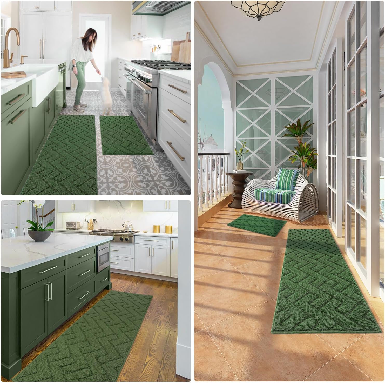 Thumbnail 6 de Hicorfe Kitchen Runner Rug, 20 x 48 in.