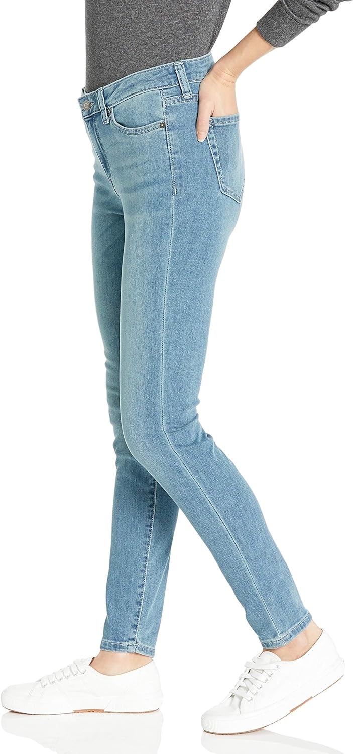 Detalle de Amazon Essentials Women's Mid-Rise Stretchy Skinny Jeans