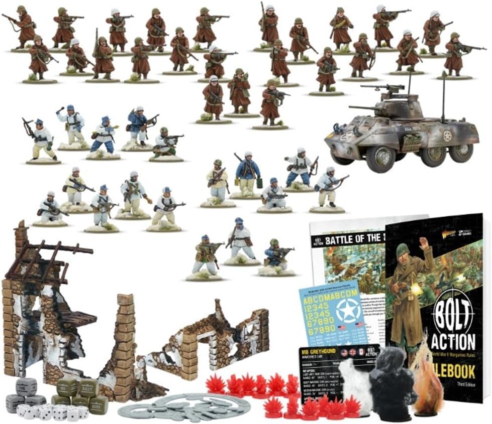 Detalle 2 de Warlord Bolt Action Battle of the Bulge Starter Set — WWII wargame 🎲