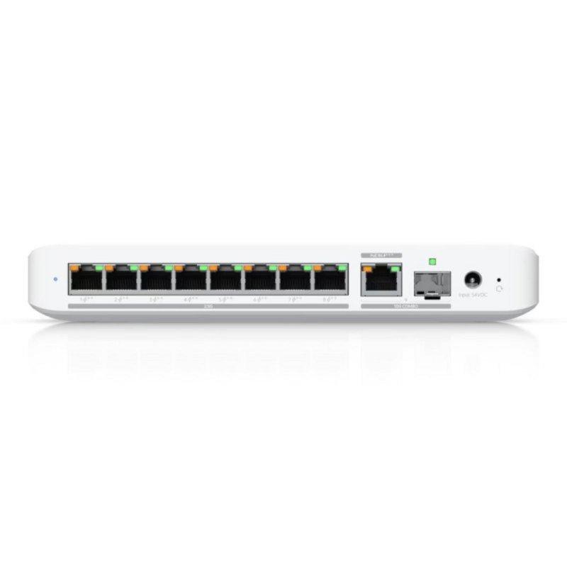 Thumbnail 1 de Ubiquiti USW-FLEX-2.5G-8-POE: Switch gestionado compacto de 8 puertos 2.5G y PoE++