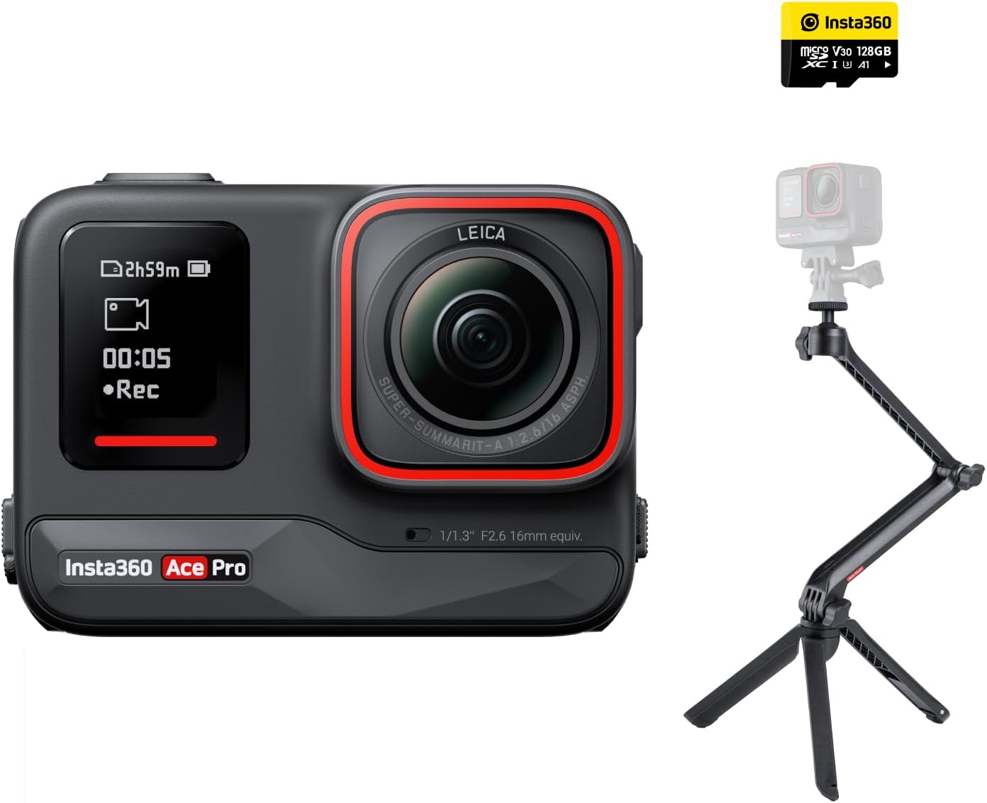 Thumbnail 2 de Insta360 Ace Pro Kit : caméra d’action étanche avec capteur Leica et IA 5 nm