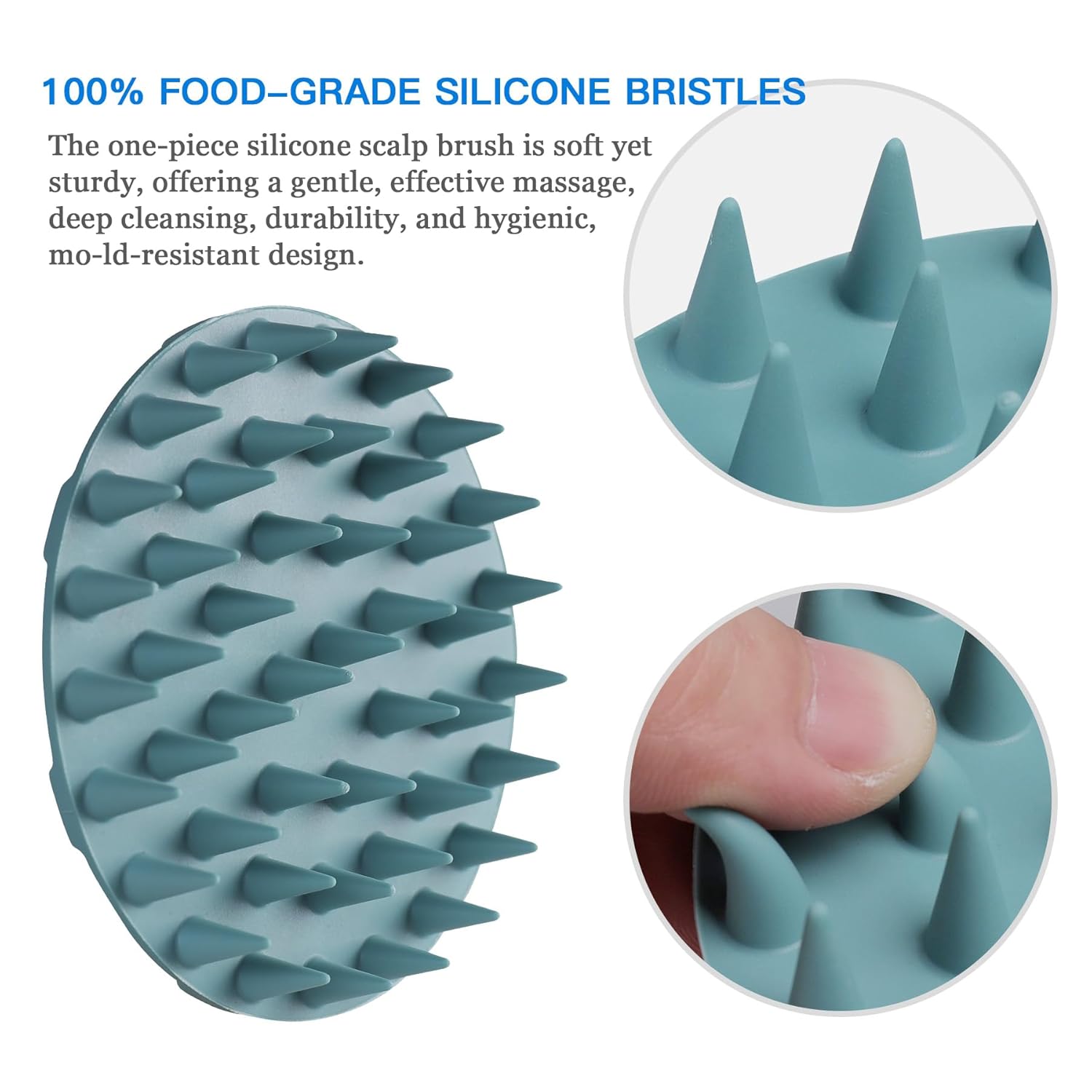 Detalle de INNERNEED Scalp Massager Brush 4.13"