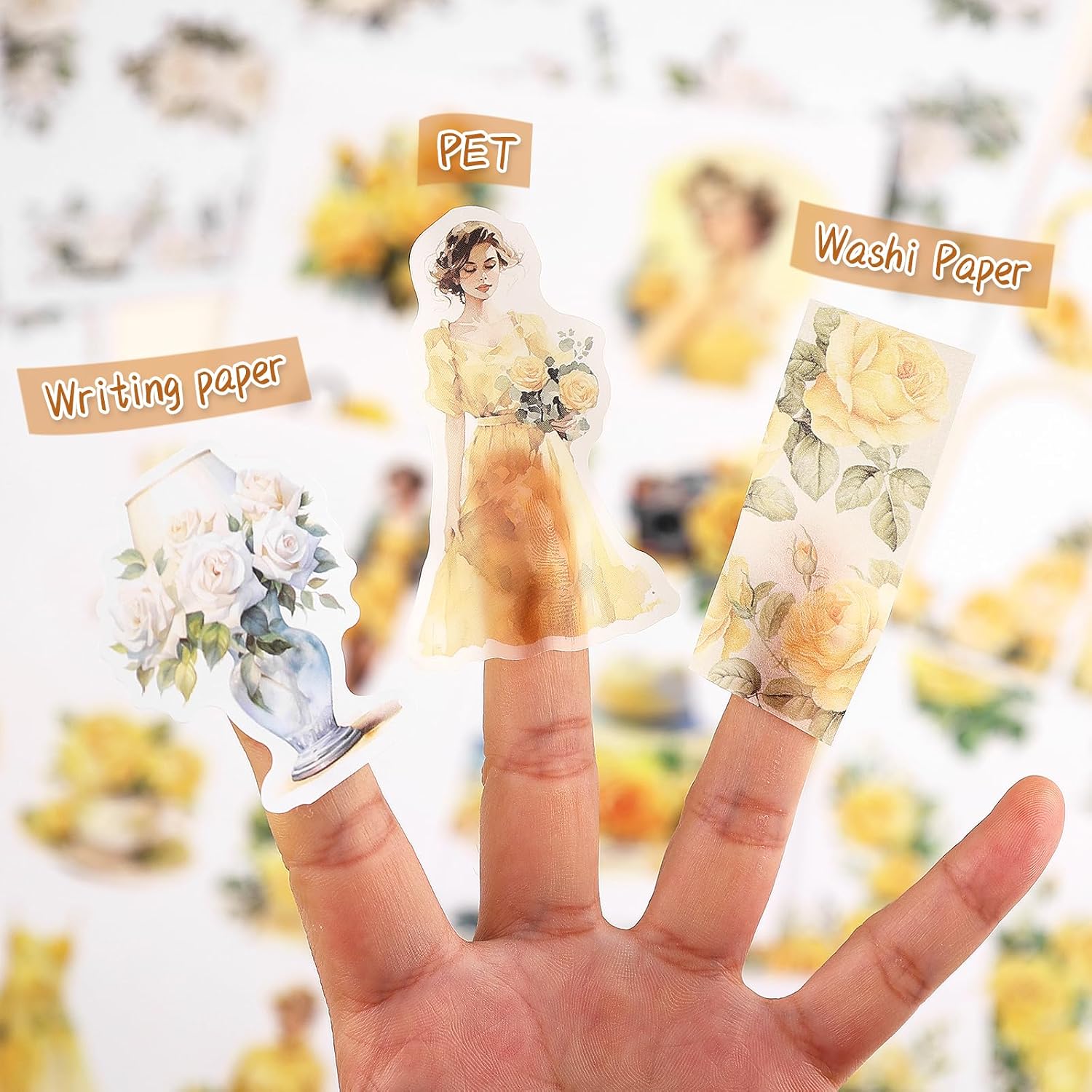 Thumbnail 2 de NOGAMOGA Spring Scrapbook Stickers