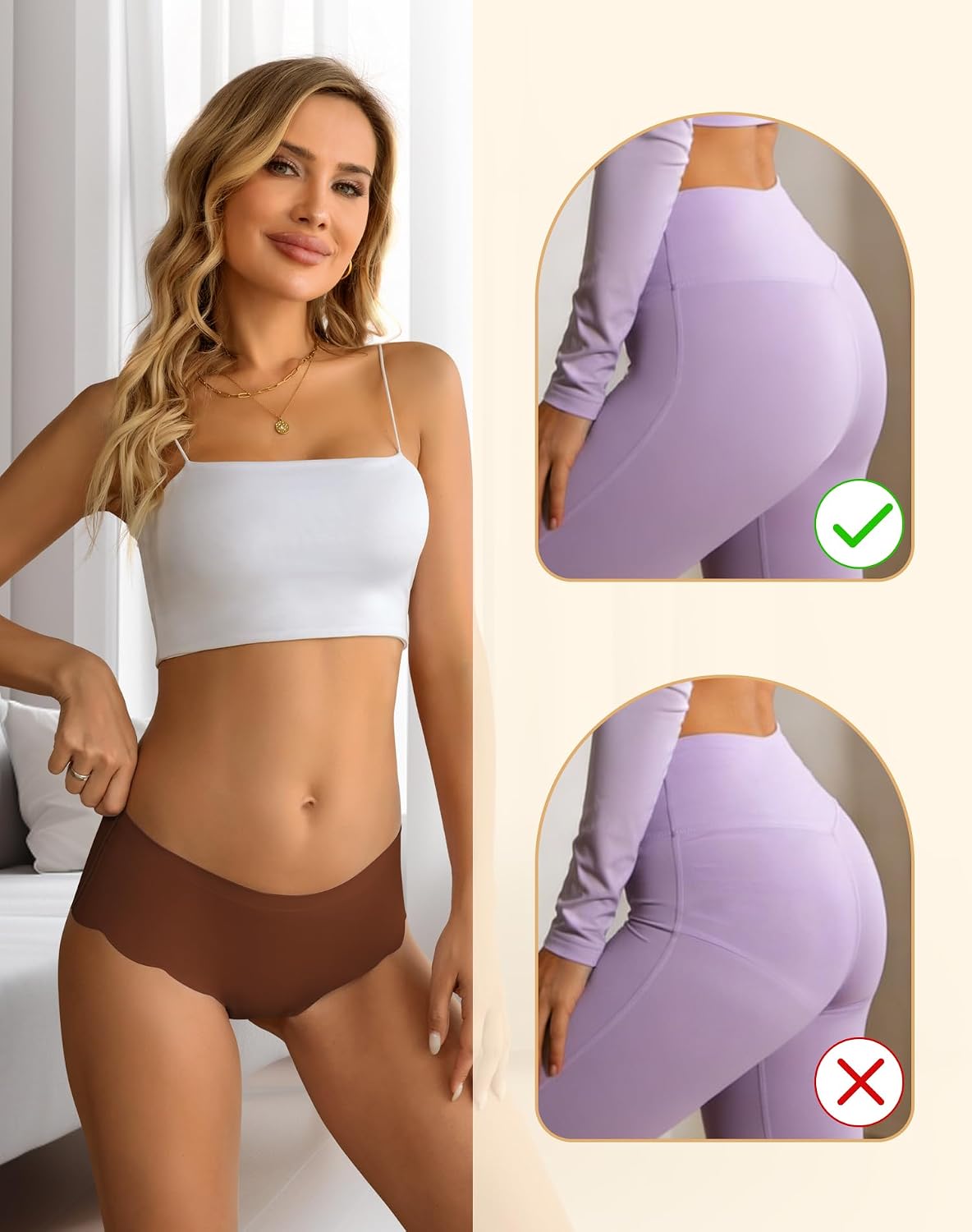 Thumbnail 4 de Dawnrole sous-vêtements femmes sans couture KNickers