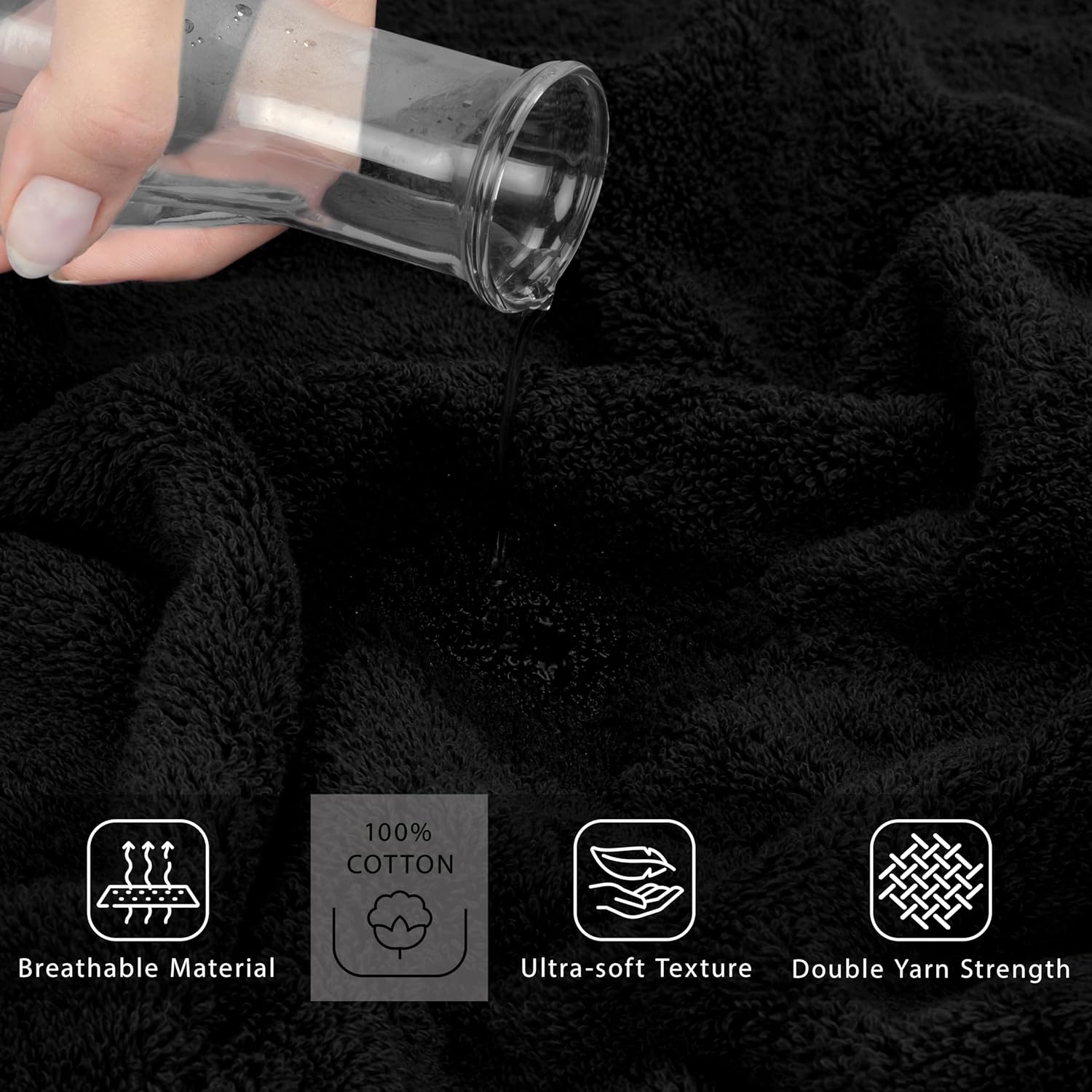 Thumbnail 3 de 40x80 Cotton Paradise oversized bath towel