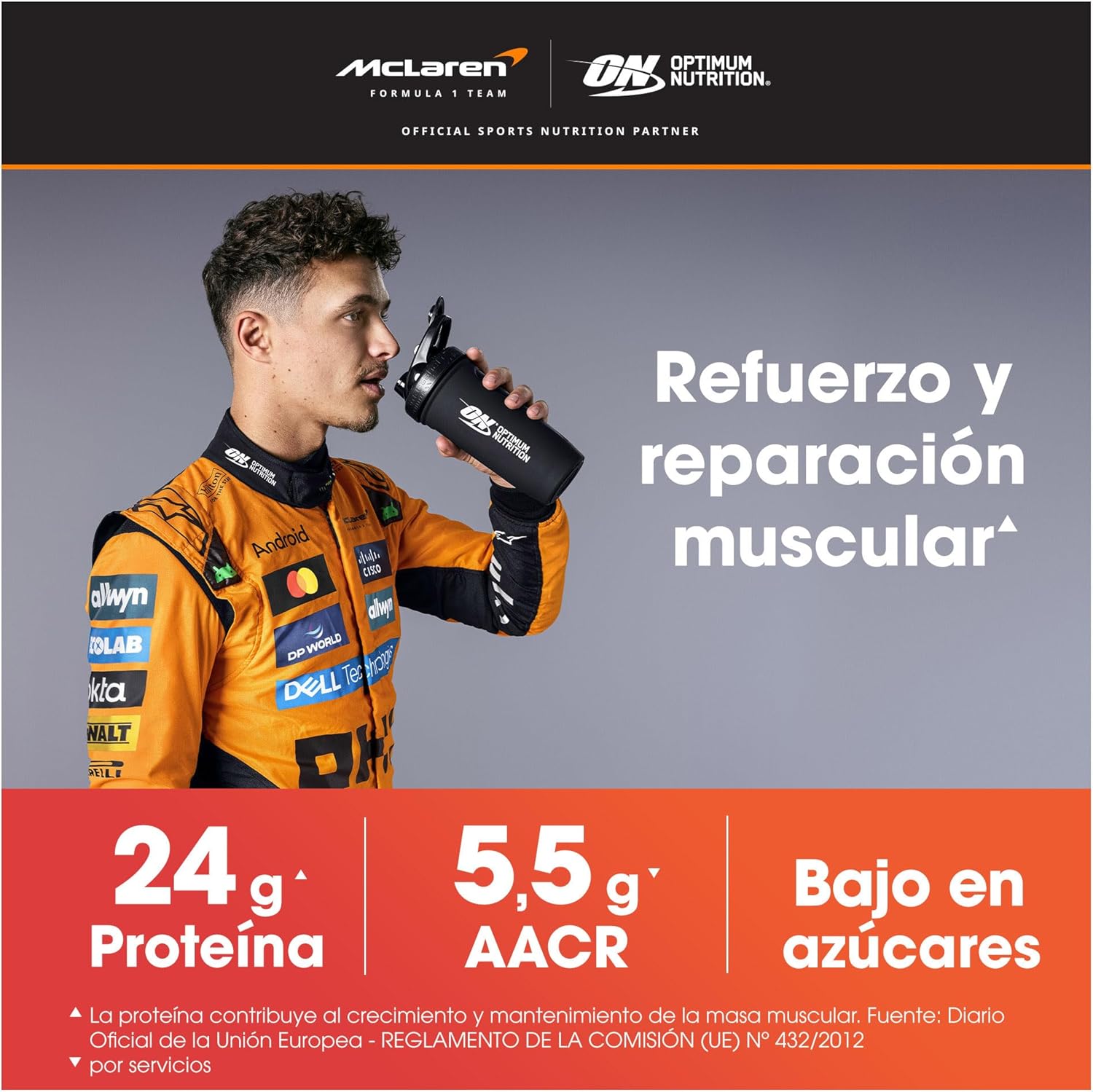 Thumbnail 2 de Optimum Nutrition Gold Standard proteína whey 896 g