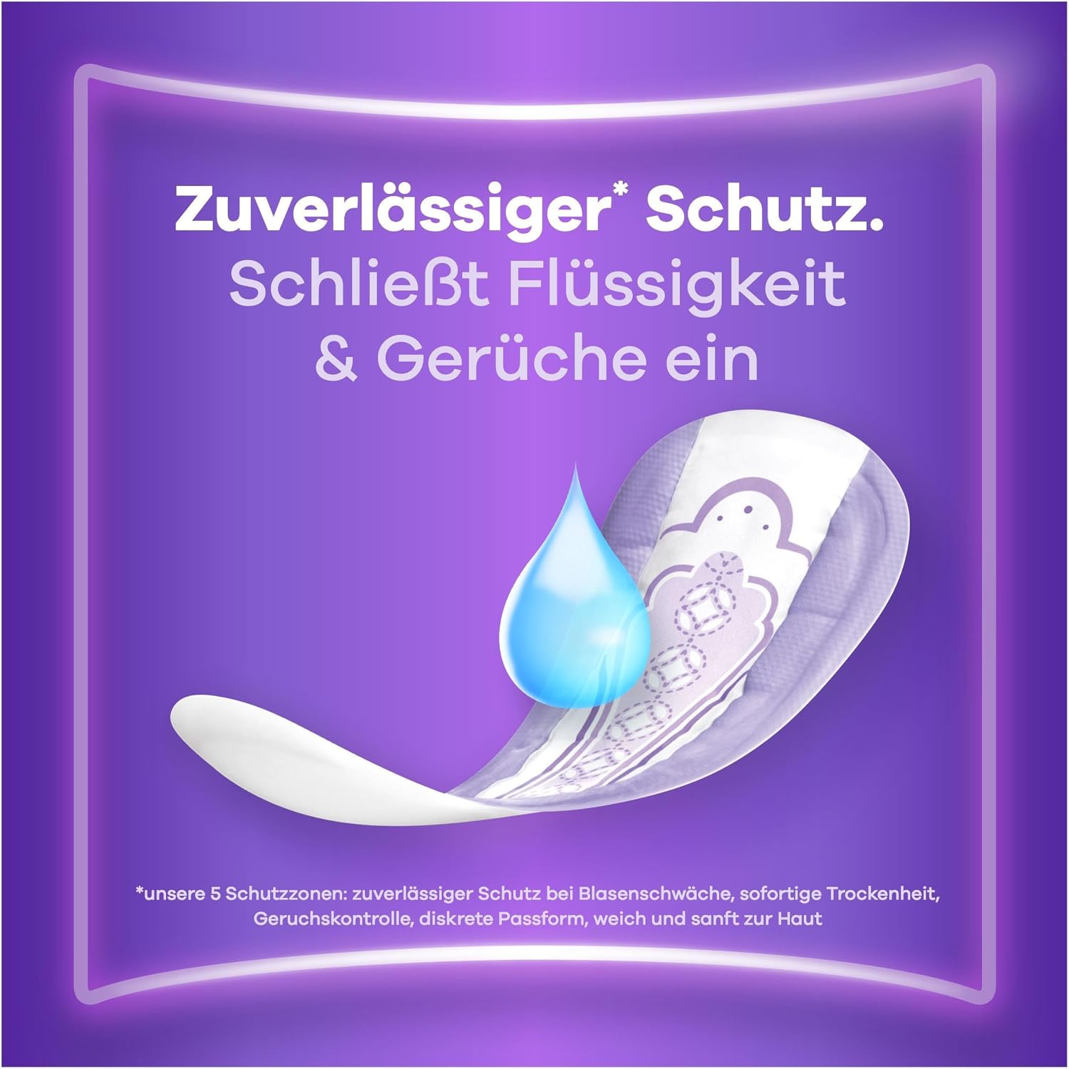 Detalle de Always Discreet Inkontinenzeinlagen für Frauen Normal – 40 Stück, Rundumschutz und Diskretion