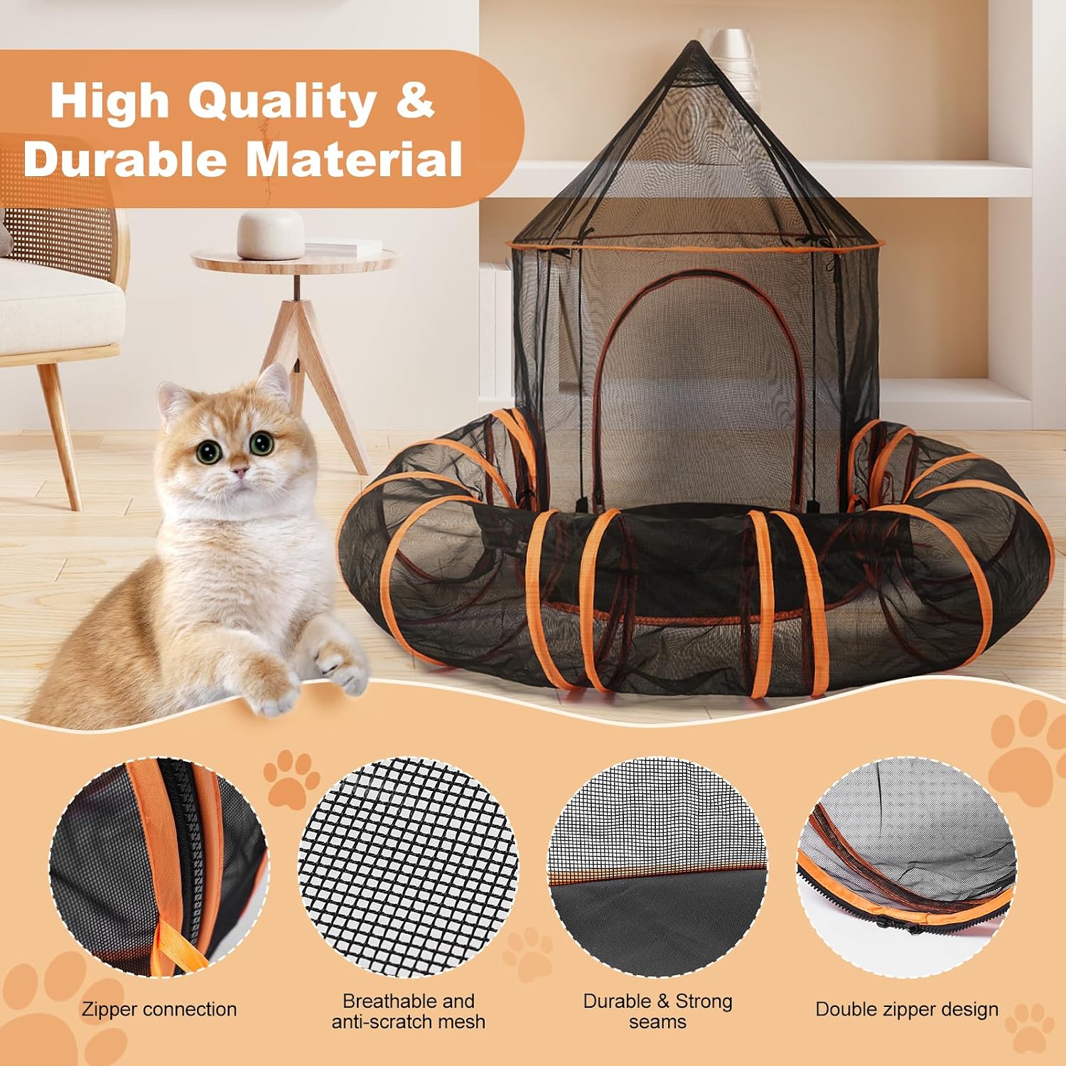 Thumbnail 3 de Odoland outdoor cat tunnel tent 305 cm