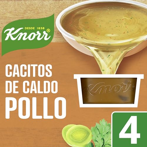 Detalle 2 de Knorr Cacitos de caldo pollo 112 g — pack de 8 🧂