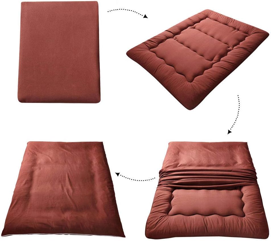 Detalle de MAXYOYO 4-Inch Twin Japanese Floor Mattress, Foldable Futon with Cover
