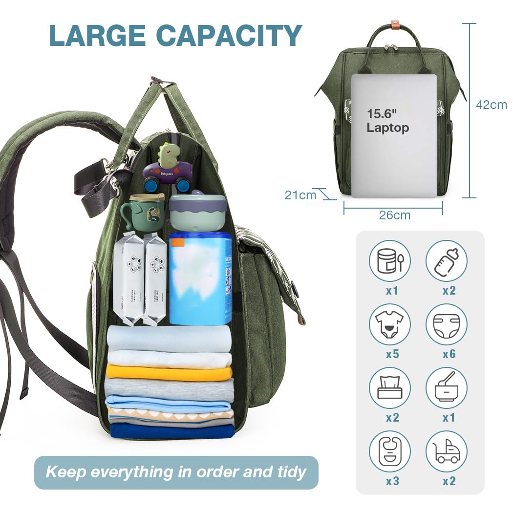 Detalle 2 de Lekebaby Wickelrucksack 23 L