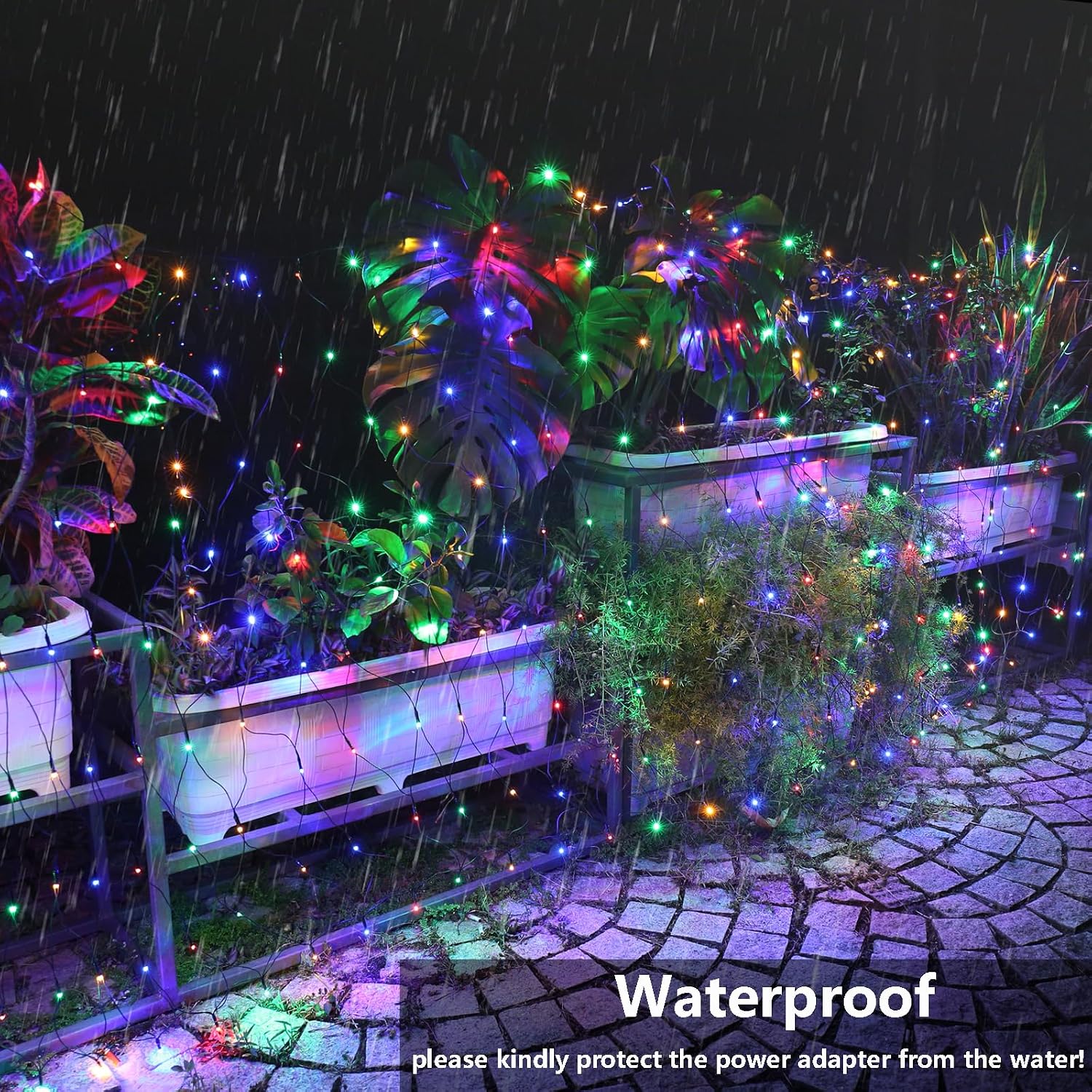 Detalle 2 de Joomer Christmas Net Lights 12 ft x 5 ft
