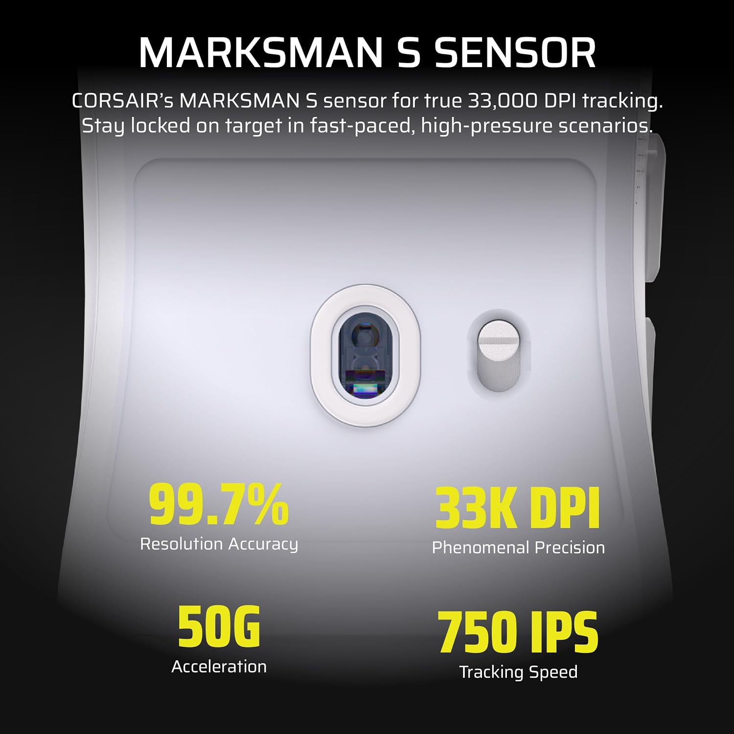 Thumbnail 4 de Corsair SABRE v2 PRO Ultralight Wireless FPS Mouse