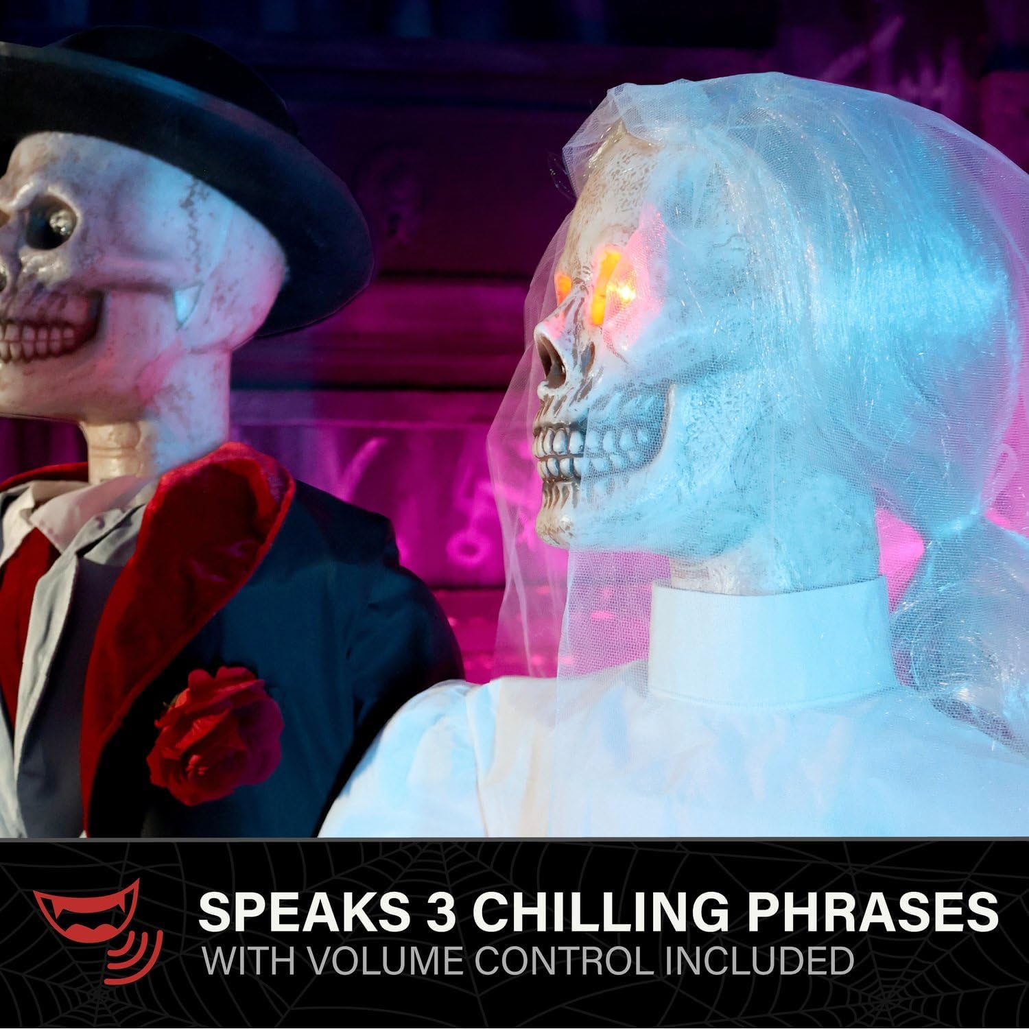 Detalle de Haunted Hill Farm Halloween Animatronic, 6.1-Ft.