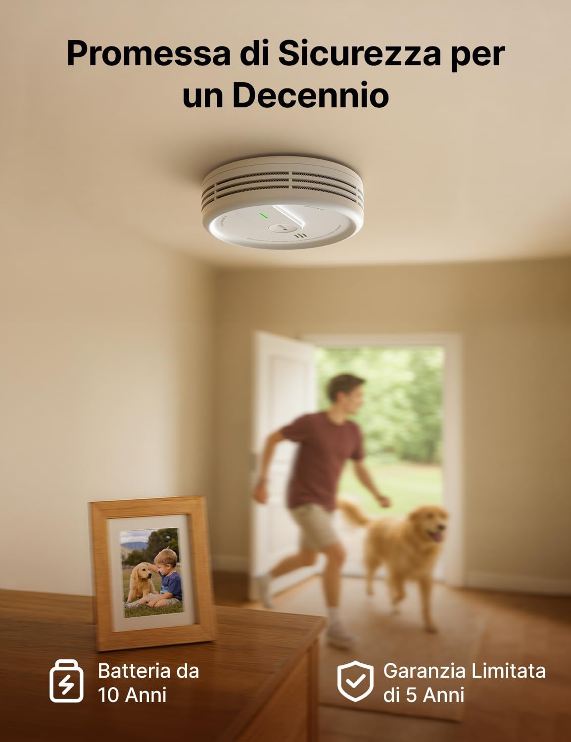 Thumbnail 1 de X-Sense XS0E-SN – Rilevatori di fumo autonomi con batteria 10 anni, sirena 85 dB (confezione da 5)