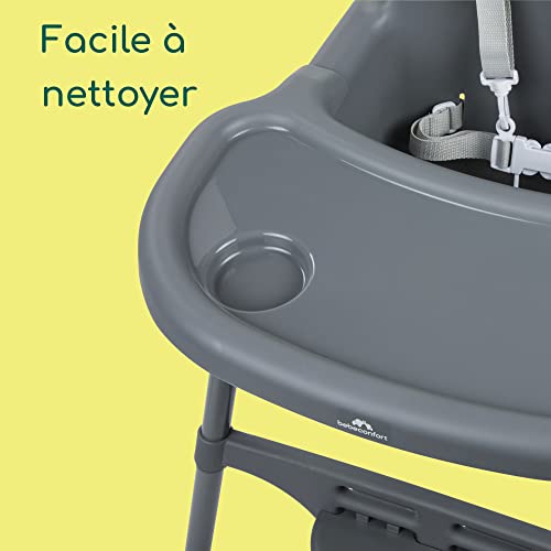 Detalle de Bebeconfort Meely, chaise haute convertible 2-en-1 légère avec harnais 5 points