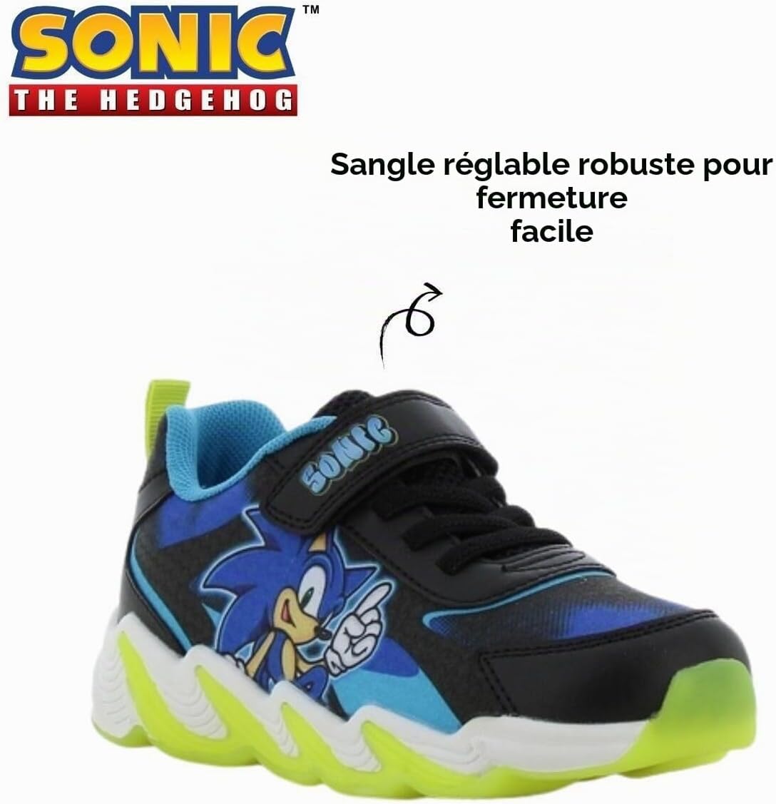 Detalle 2 de Leomil Sonic sneakers voor kinderen met lichtjes en lichte EVA-zool
