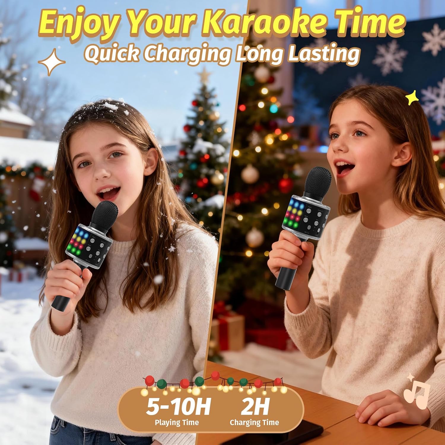 Thumbnail 6 de Fede Karaoke Mikrofon Bluetooth für Kinder 🎤
