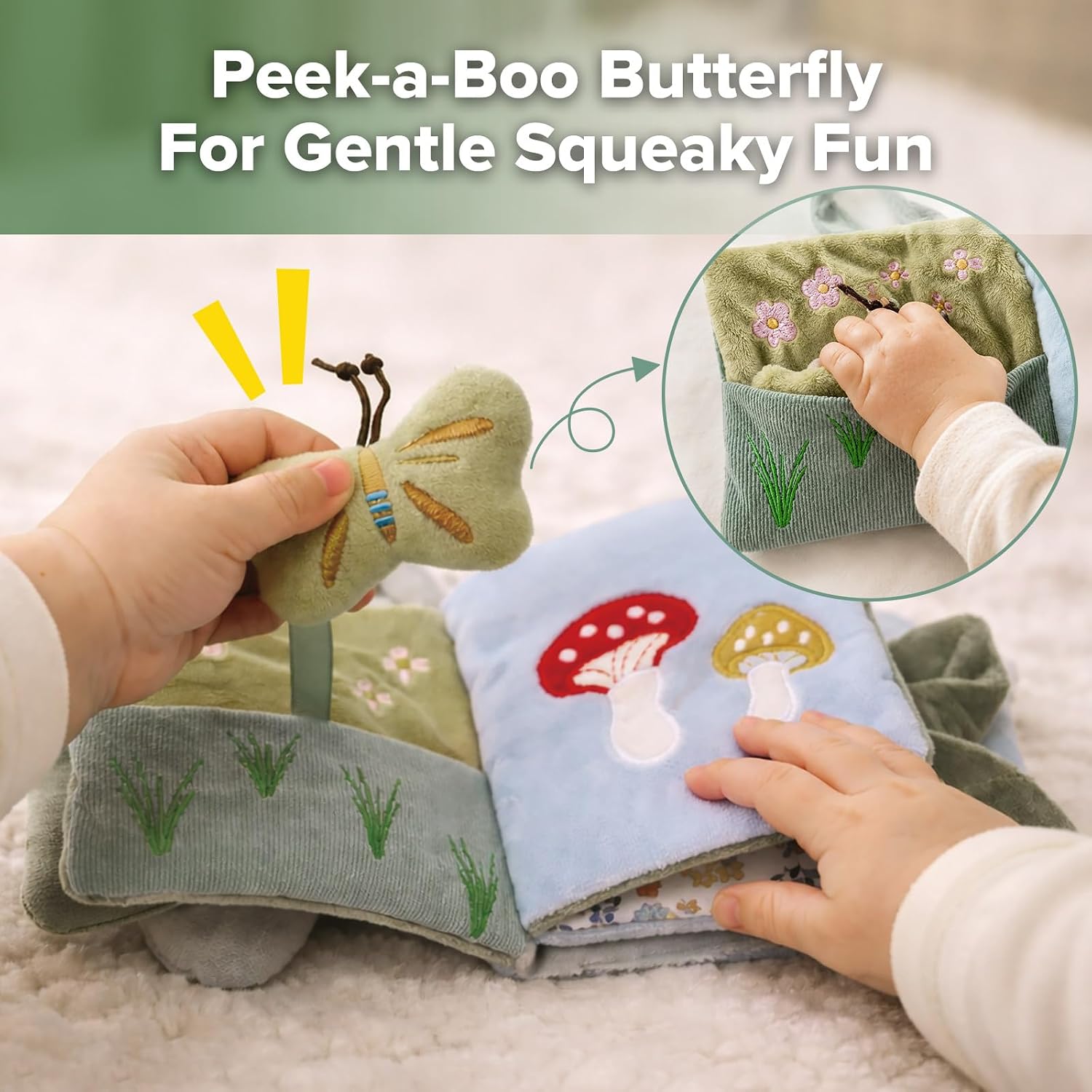 Detalle 2 de haakaa Soft Baby Book, 0m+