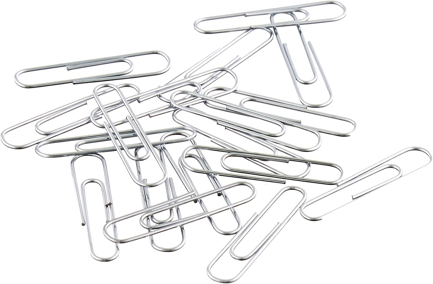 Detalle de Amazon Basics No. 1 Paper Clips, 1000-Count (10 x 100), Silver