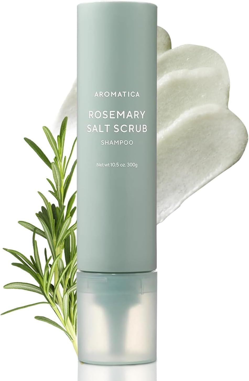 Detalle de AROMATICA Shampoo Scrub al Sale di Rosmarino 300 g – Esfolia e contrasta la caduta dei capelli